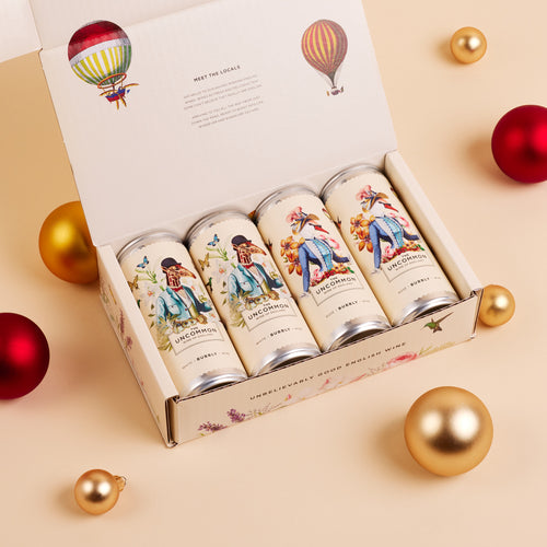 English Bubbly Wines - 4 Cans